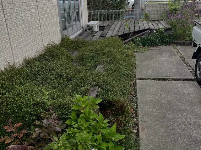 ウッドデッキ解体・撤去　夫婦で伺います。サービスの画像