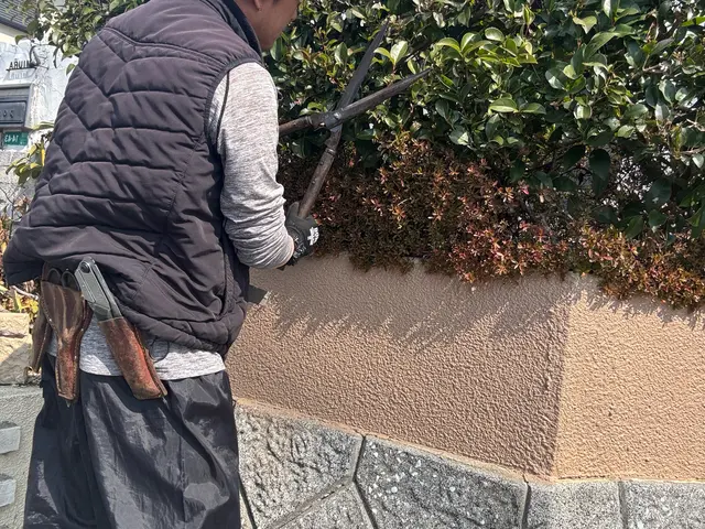 丁寧に　素早く作業します。サービスの画像