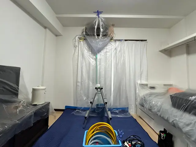 《ノーマルエアコンのみ》小さなお子様やペットにも安心の植物性エコ洗剤を使用☆サービスの画像