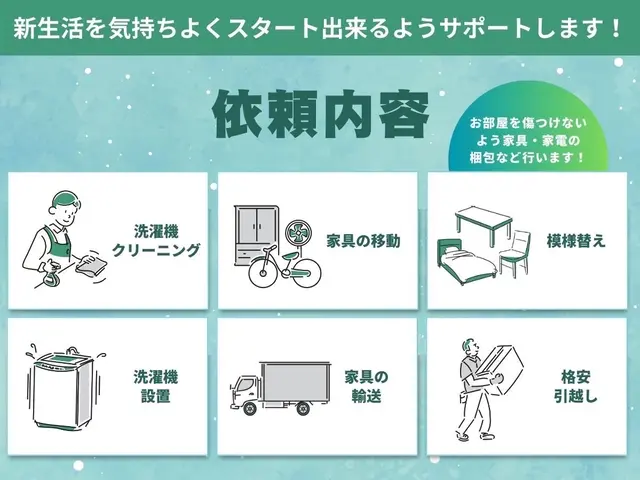 ドラム式洗濯機対応できます！試運転、水漏れ確認まで丁寧に設置いたします！サービスの画像