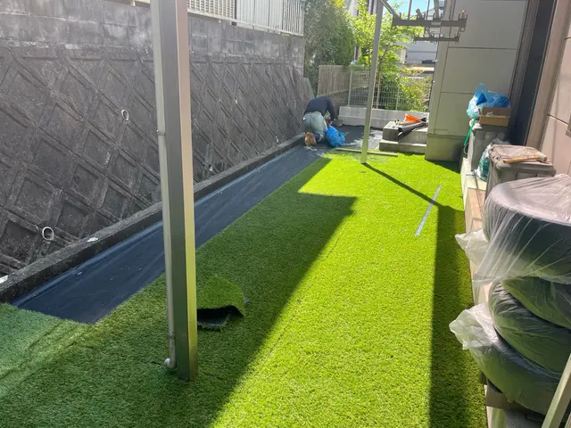 オシャレな綺麗なお庭に☆雑草対策バッチリ◎迅速な対応、丁寧な作業を心がけてます！サービスの画像