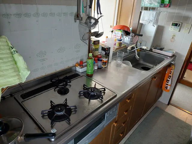 キッチンクリーニング　ごとく、シンク、グリルの汚れも除去★サービスの画像