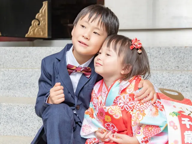 七五三おすすめ！３歳被布７歳着物レンタルあり★お支度から写真に残せます。