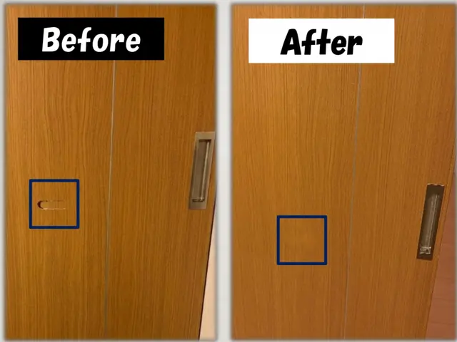 【室内ドアのキズ】直します！★見積無料★時間外もご相談くださいサービスの画像