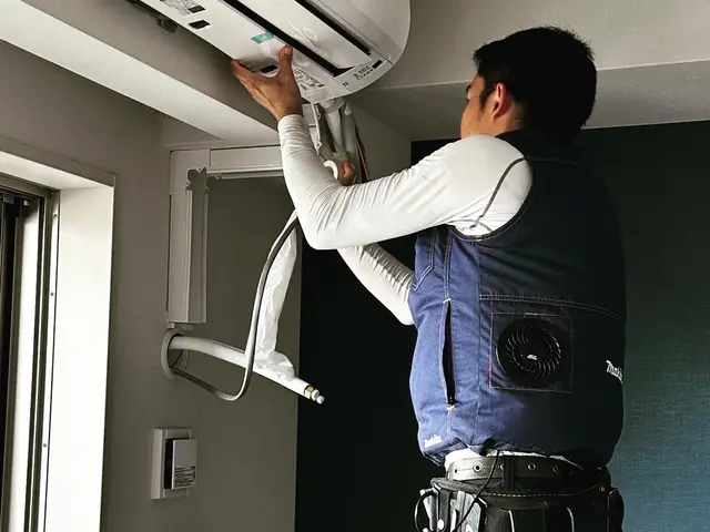 家庭用エアコンの取り付け、取り外しサービスの画像