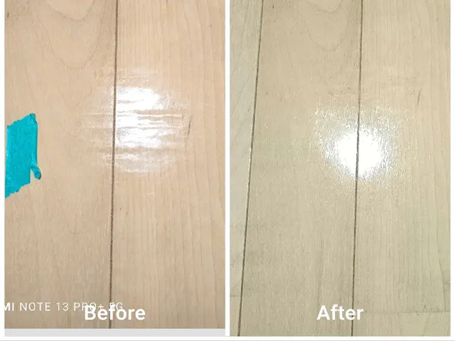 フローリング、ドアの引っ掻き傷、凹み、経年劣化など補修。気になる小キズは消える!サービスの画像