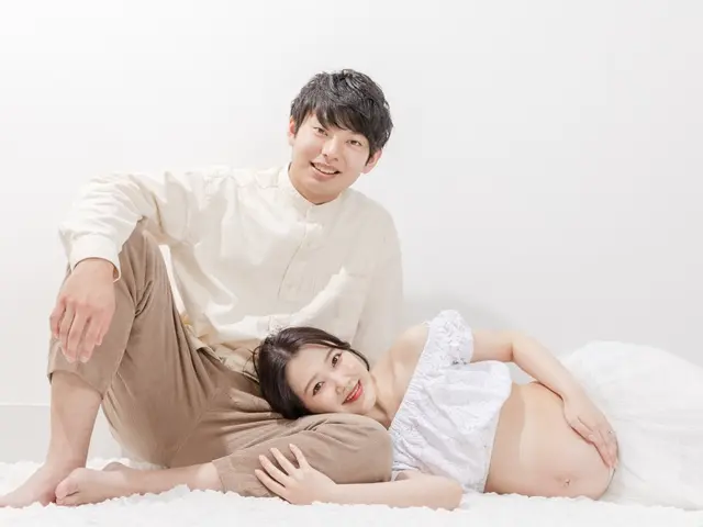 出張マタニティフォト　お友達とフォトも可能ですサービスの画像