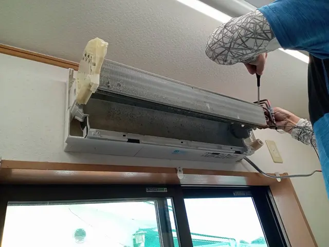 三菱電機ファン必見　霧ヶ峰のみの完全分解清掃ワンランク上の仕上がりをお約束しますサービスの画像