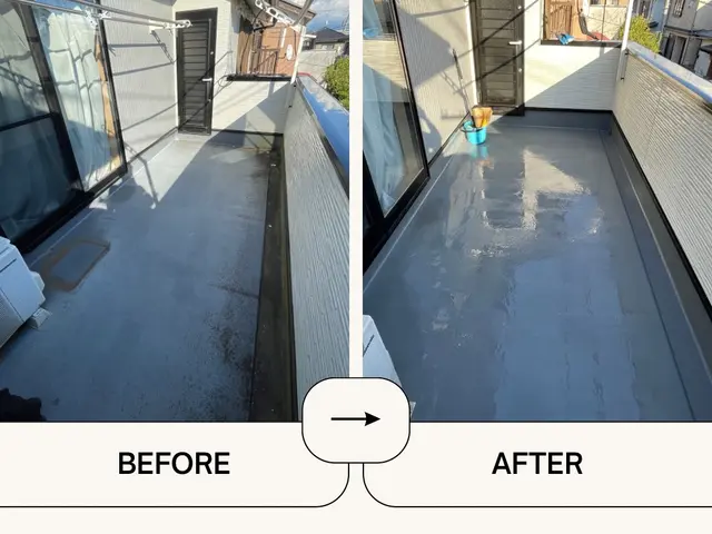 【外壁洗浄専門店】バルコニー付帯部の隅々までキレイに！他メニュー同時予約で5%割サービスの画像