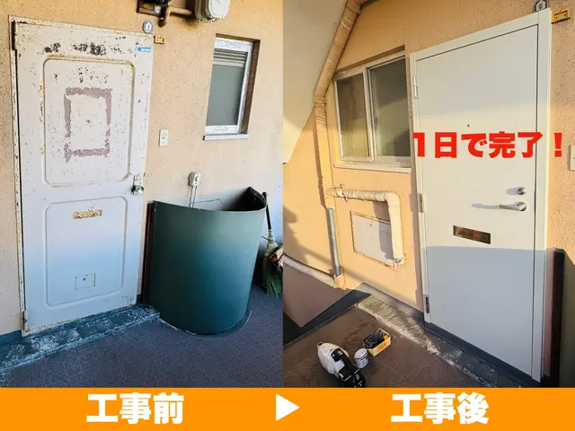 ミリ単位でこだわる精密職人が、おうちの顔をしっかり整えます。サービスの画像