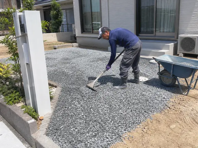 雑草ゼロへ！整地＋防草＋砂利で長持ちキレイを実現サービスの画像