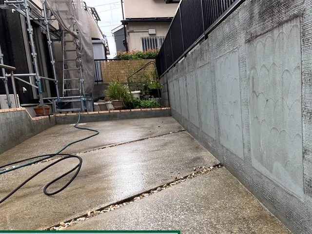 ★駐車場の高圧洗浄★サービスの画像