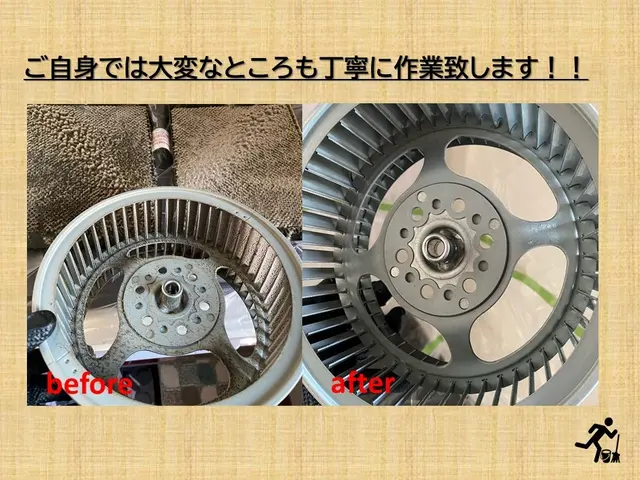 アルカリ性洗剤は万能ですが部品を傷めず油汚れ落とせてますか？お任せください☆サービスの画像