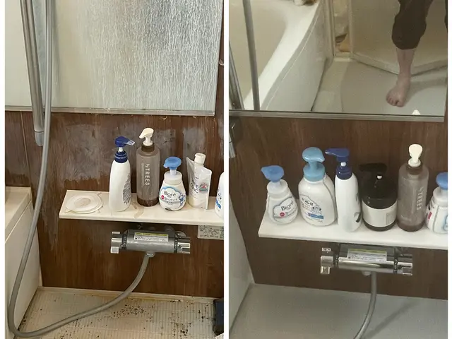 ☆綺麗なお風呂でリラックスタイムを☆エプロン内部清掃および鏡研磨も標準作業です！サービスの画像