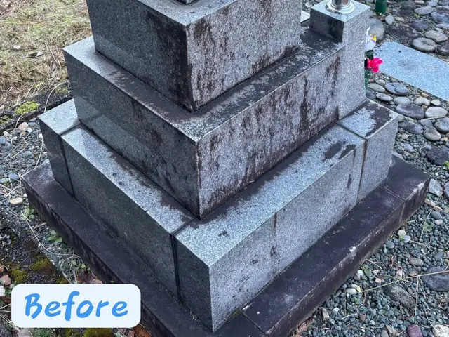 【格安キャンペーン中】心を込めたお墓清掃サービス！サービスの画像