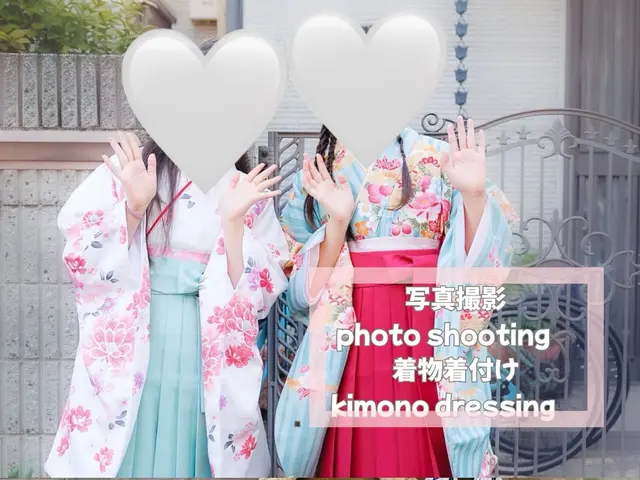 ★お写真1枚プレゼント★着付け師フォトグラファーが丁寧に手早くお仕度＆撮影します