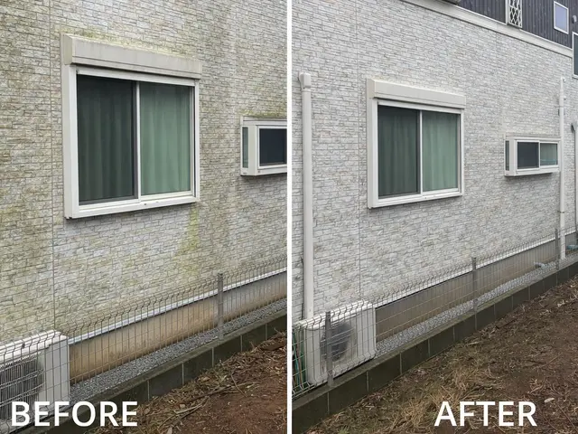 お家の外壁、洗ってみませんか？外壁高圧洗浄でお手軽綺麗にサービスの画像