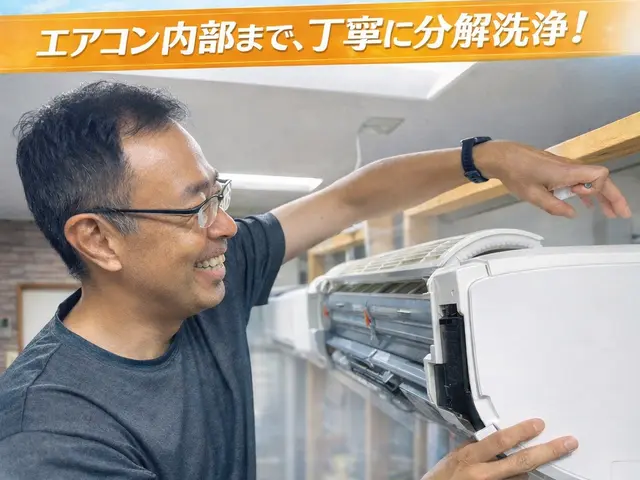 宇都宮｜エアコン分解洗浄｜シロッコファン高圧洗浄｜抗菌コート無料｜追加料金なしサービスの画像