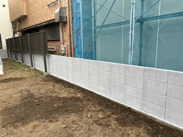 CB塀　塗装　塗るコンクリート　工事サービスの画像