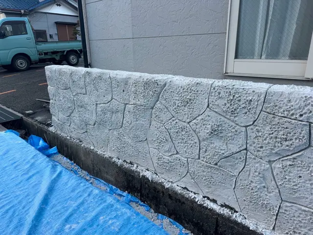 CB塀　塗装　塗るコンクリート　工事サービスの画像