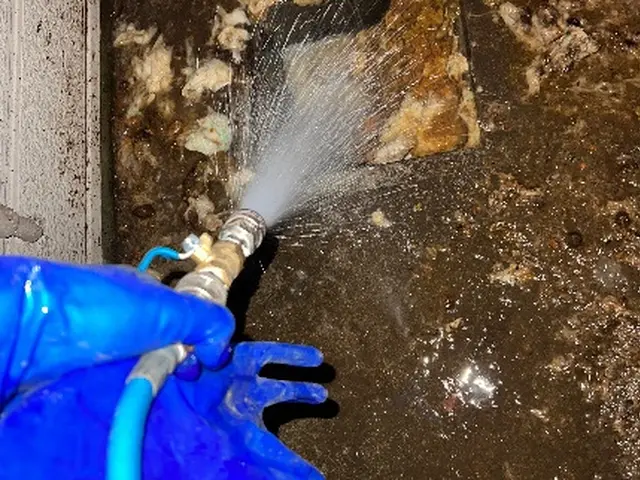 戸建ての排水管清掃サービスの画像