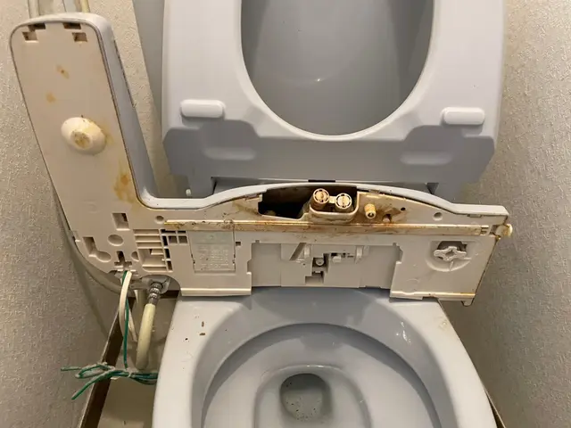 ウォシュレットは外して裏側まで洗浄します！◆神奈川中心◆すべて自社で対応します！サービスの画像