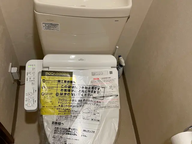 【ウォシュレット交換取付】安心工事保証付！交換取付お任せ下さい！女性スタッフ同行サービスの画像