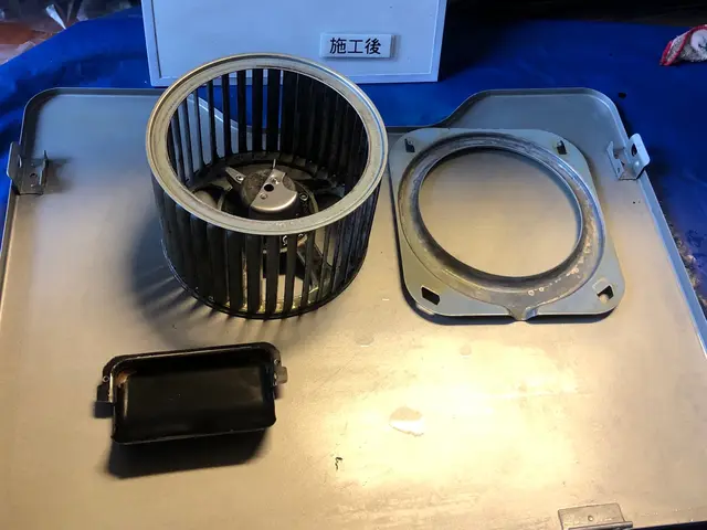 日進市よりお伺いします。分解できる箇所はすべて分解してクリーニングします！サービスの画像