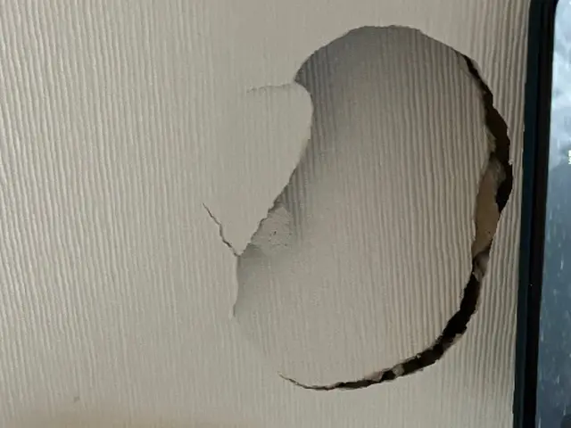 ☆初出店☆　クロスの穴補修お任せ下さい！サービスの画像