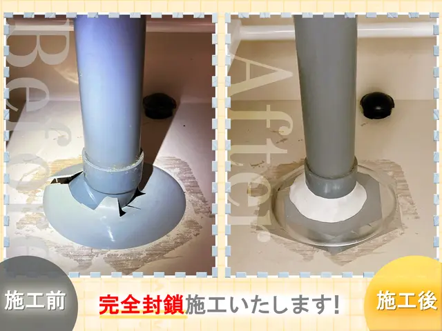 ◆ゴキゼロ宣言◆侵入経路封鎖→薬剤散布まで全てセットで徹底駆除！明日も対応可能！サービスの画像