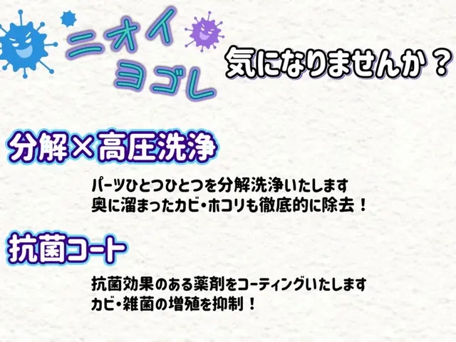 ☆☆特別大特価キャンペーン開催☆☆ 夏にクリーニングやり損ねた方必見！！サービスの画像