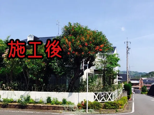 【写真見積もり可】任せて安心頼んでよかった！と思われる庭木の剪定　臨機応変に対応サービスの画像