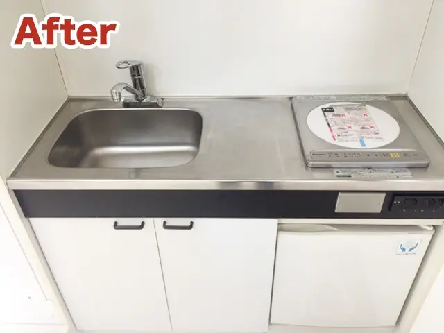 ☆コーティングも可能☆配管の汚れも除去致します【キッチンクリーニング】サービスの画像