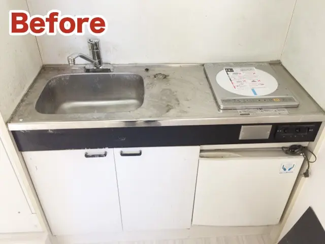 ☆コーティングも可能☆配管の汚れも除去致します【キッチンクリーニング】サービスの画像