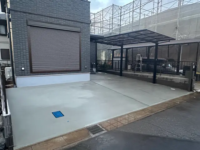駐車場 玄関スロープ土間施工サービスの画像