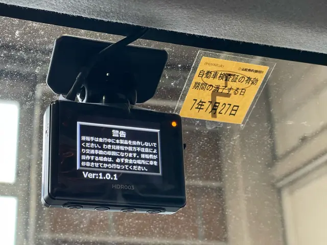 こだわりのドライブレコーダー装着をどうぞ！サービスの画像