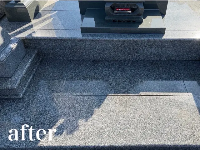 お墓のクリーニングを私たちが綺麗にさせていただきます！サービスの画像