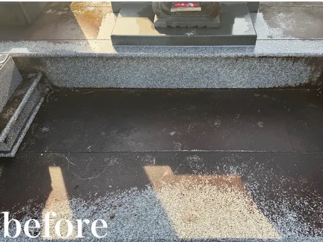 お墓のクリーニングを私たちが綺麗にさせていただきます！サービスの画像