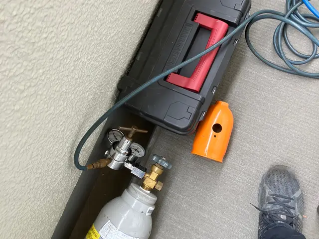 ガス漏れに関しては　工事部分の配管の漏れをチェック致しますサービスの画像