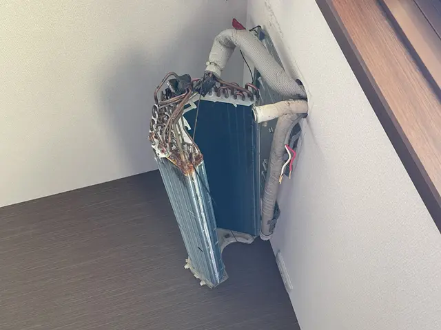 当店は完璧に綺麗になる背抜き完全分解エアコンクリーニングのみサービスの画像