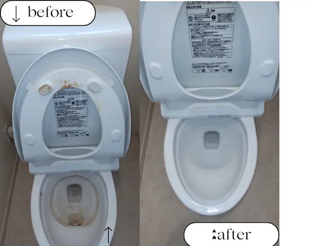 水垢徹底除去！作業前後を写真で提示◉安心の損害保険加入済サービスの画像