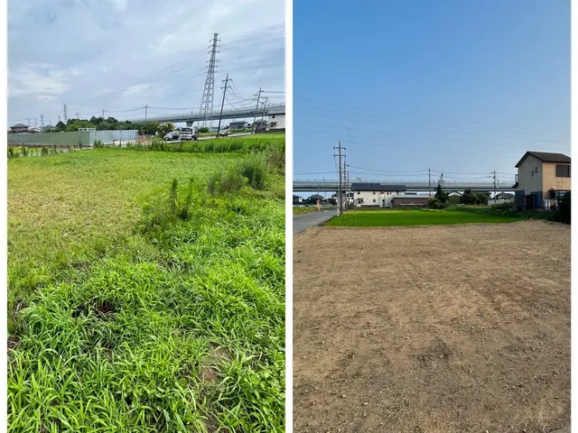 面倒な草刈り、全てお任せ下さい。サービスの画像