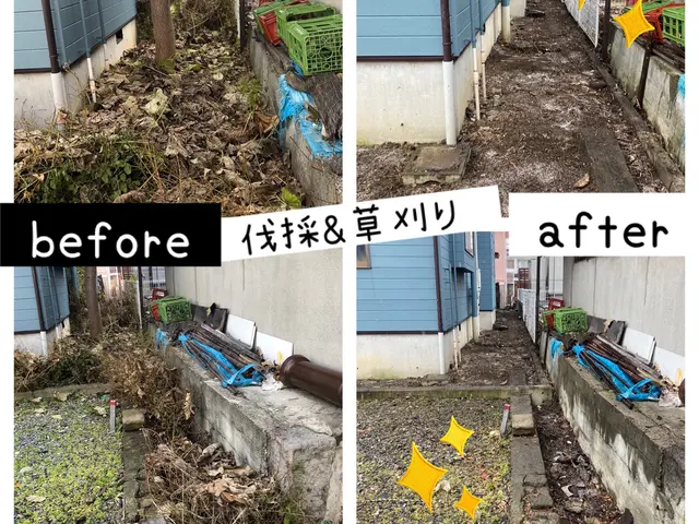 草刈り作業　◎地域密着店◎予約から作業まで100%自社対応◎営業時間外も対応可能サービスの画像