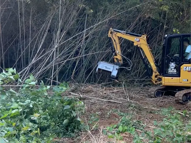 専用重機完備！店長直接対応で山の開拓からお庭まで対応可能な伐採・土地整備サービスの画像