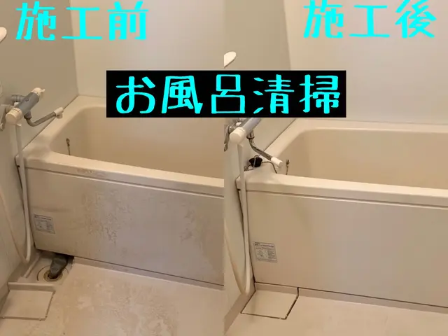 専用薬剤でカビや汚れを徹底除去！簡易清掃とは違います！サービスの画像