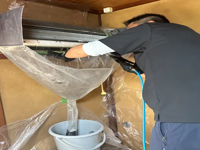 信頼と安心！自社スタッフによるエアコンクリーニング、総作業数1,000件以上！サービスの画像