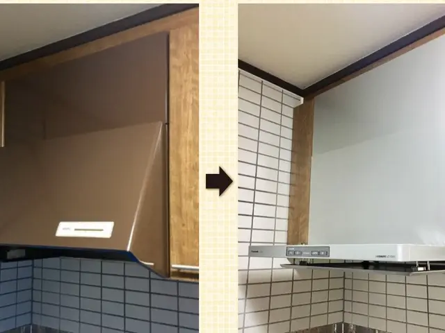 福岡市【キッチン・スリム型換気扇の取替え】処分費込み！◎PayPayもOK!!サービスの画像