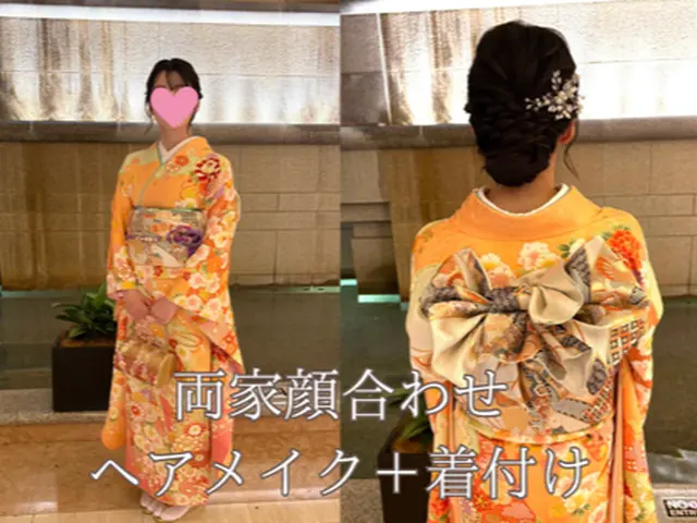 ヘアと着付け両方ご予約可能◎　韓国メイクも対応してます！