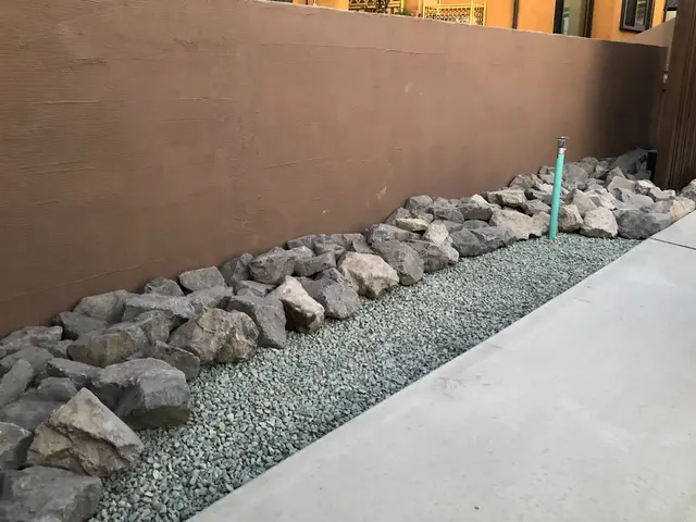 「外溝エクステリア会社で学んだ直伝の砂利敷き」サービスの画像