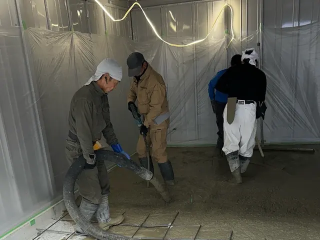 【ガレージ土間コンクリート施工】サービスの画像